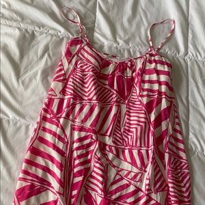 Lilly Pulitzer Pink Yacht Sea Trapeze Dress